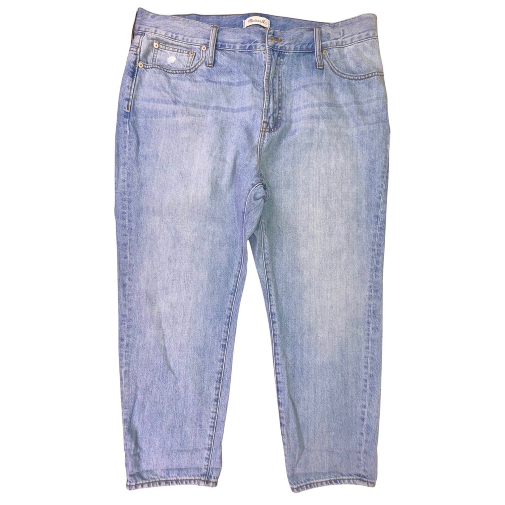 Madewell The‎ Perfect Vintage Jean Women's 34 High Rise Tapered Light Wash